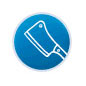 Icongrafik Schlachtmesser