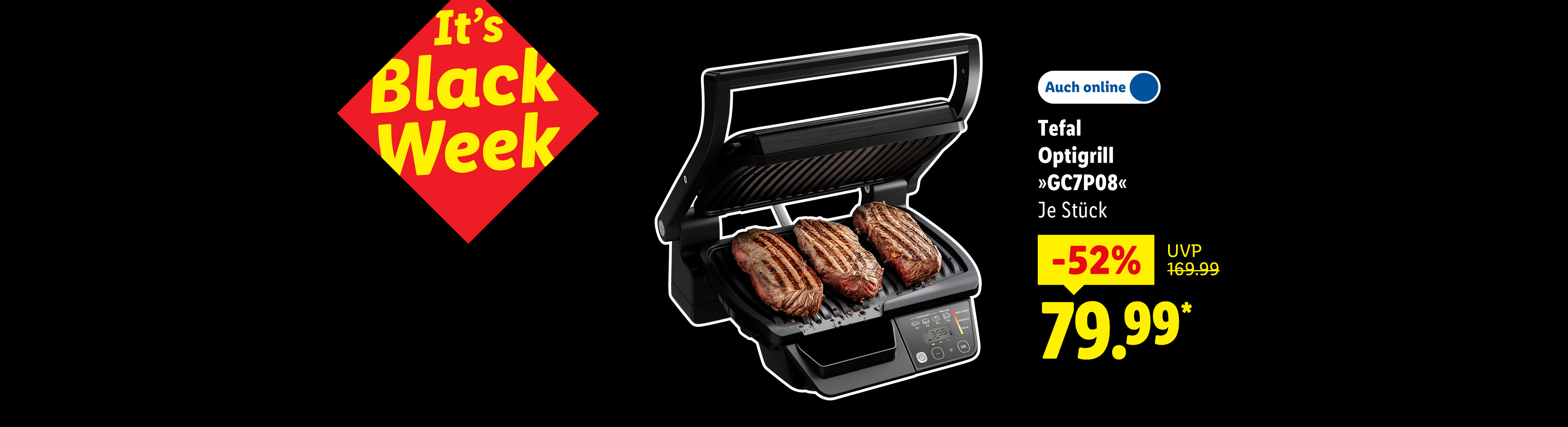 "Tefal OptiGrill. Typ ""GC7P08"". Je Stück 52% günstiger für 79.99€*. "