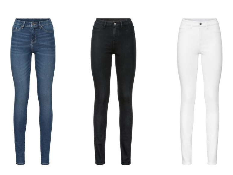 Gehe zu Vollbildansicht: ESMARA® Jeans Damen, Slim Fit, im 5-Pocket-Style, mit Baumwolle - Bild 1