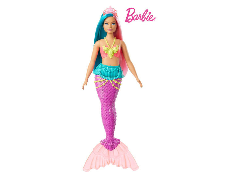 Gehe zu Vollbildansicht: Barbie Dreamtopia Meerjungfrau Puppe (türkis- und pinkfarbenes Haar) - Bild 3