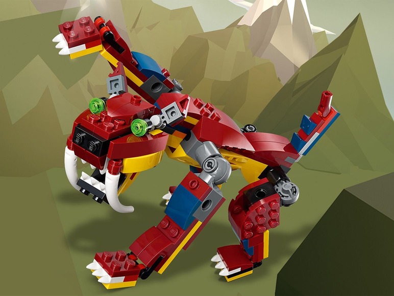 Gehe zu Vollbildansicht: LEGO® Creator 31102 »Feuerdrache« - Bild 8