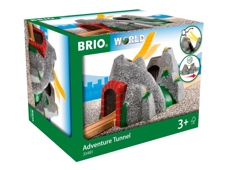 Gehe zu Vollbildansicht: BRIO Kinderspielzeug »Magischer Tunnel«, mit 4 Eisenbahngeräuschen, ab 3 Jahren - Bild 5