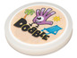 Dobble-Karten mit einer Cartoon-Hand und Strandmotiv