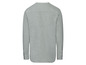 Graues Langarmhemd für Herren.