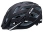 Schwarzer Alpina Fahrradhelm mit Belüftung.