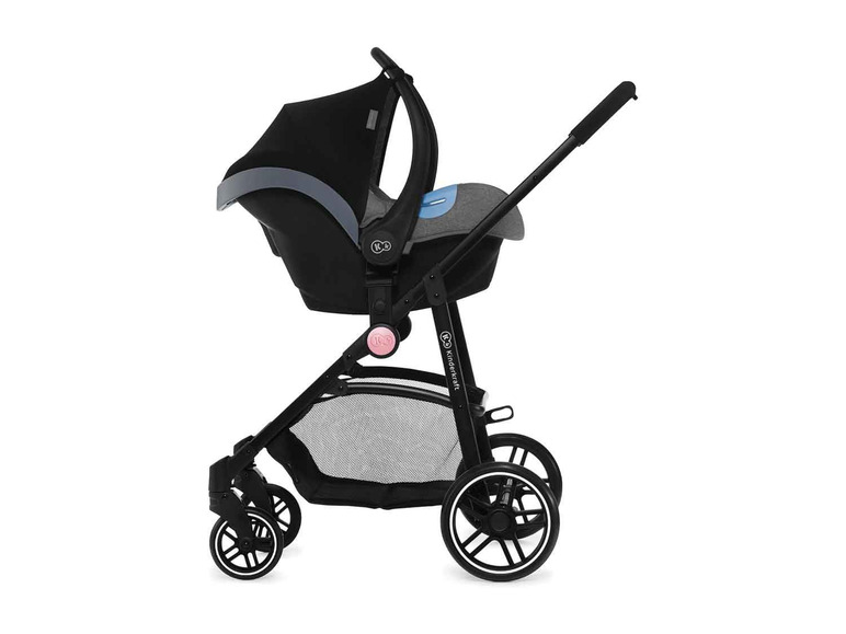 Gehe zu Vollbildansicht: Kinderkraft 3in1 Kinderwagen »Rome«, Travel System mit Kinderwagen, Babywanne und Autositz - Bild 40