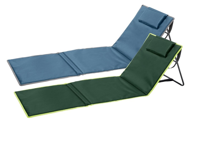 Gehe zu Vollbildansicht: CRIVIT® Campingmatte, mit Rückenlehne, Aufbewahrungstasche, stufenlos verstellbar - Bild 1