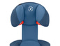 Ein blauer Maxi-Cosi Autositz mit Kopfstütze.