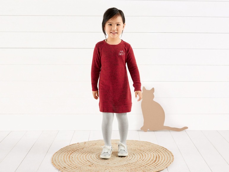 Gehe zu Vollbildansicht: LUPILU® Kleinkinder Kleid Mädchen, mit Rückenknöpfung, mit Viskose - Bild 3