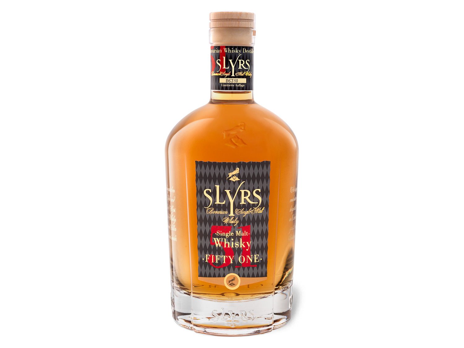 SLYRS 51 Fifty One Bavarian Single Malt Whisky mit Geschenkbox 51% Vol – Bild 2 von 3