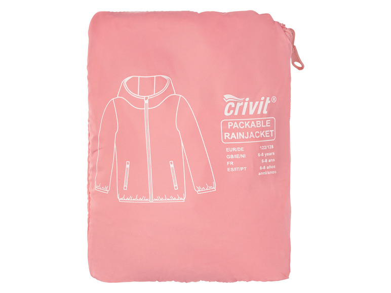 Gehe zu Vollbildansicht: CRIVIT® Regenjacke Mädchen, wind- und wasserdicht - Bild 4