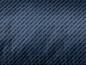 Ein blauer Stoff mit einem kleinen, sich wiederholenden Muster.