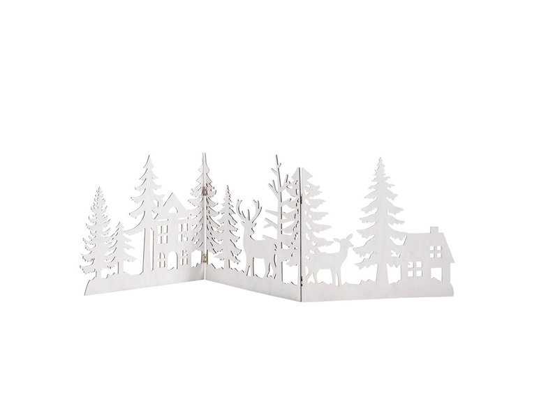 Gehe zu Vollbildansicht: Pureday Weihnachts-Silhouette Waldzauber - Bild 1