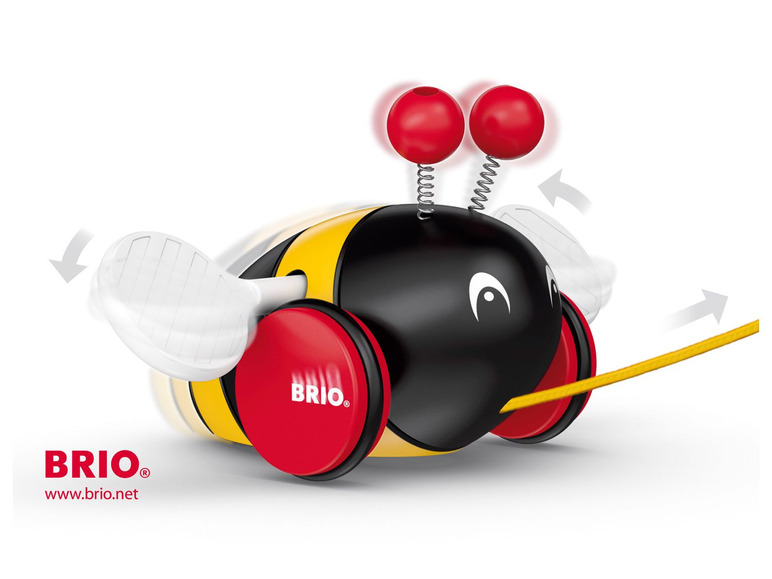 Gehe zu Vollbildansicht: BRIO 30165 »Wilde Hummel«, klassisches Nachziehspielzeug, ab 1 Jahr - Bild 1