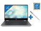 Ein HP Laptop mit Intel Pentium Gold Prozessor, einem Stift und einem 14 Zoll Bildschirm.