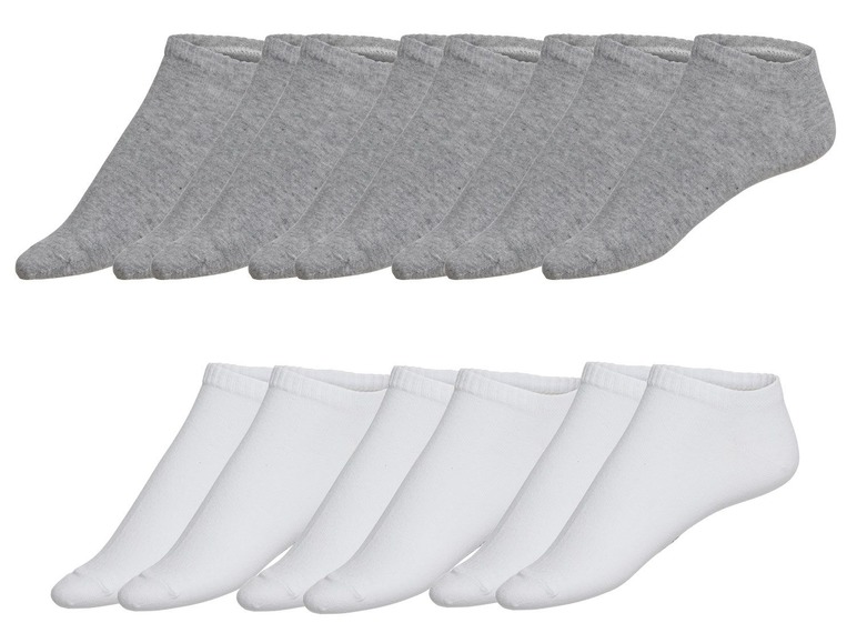 Gehe zu Vollbildansicht: LIVERGY® Herren Sneakersocken, enthält Bio-Baumwolle, verstärkte Ferse und Spitze, 7 Paar - Bild 6