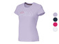 Lila T-Shirt mit Fila Logo.
