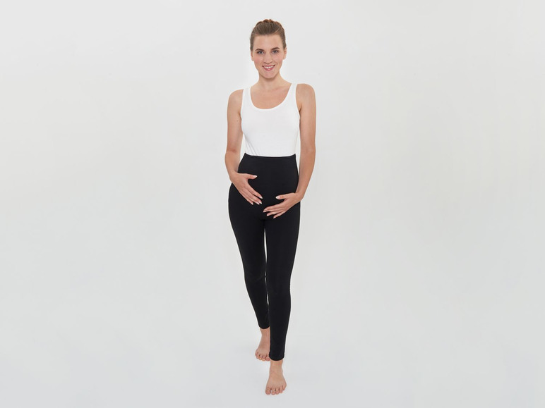 Gehe zu Vollbildansicht: ESMARA® 2 Damen Umstandsleggings, mit Bio-Baumwolle - Bild 35