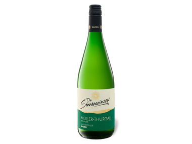Die Sonnenwinzer Kaiserstühler Müller-Thurgau feinherb, Literflasche, Weißwein