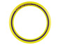 Eine gelbe Aerobie Pro Frisbee