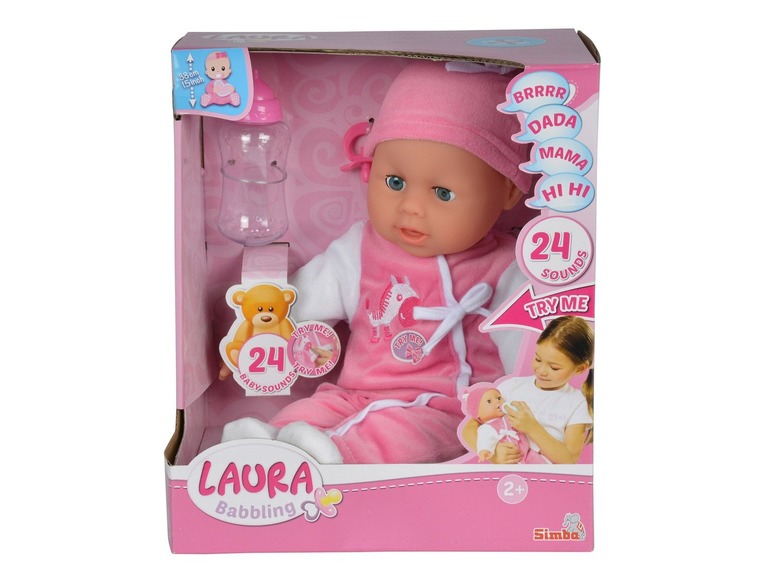 Gehe zu Vollbildansicht: Simba My Love Laura Puppe mit Babysprache - Bild 10