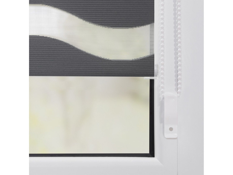Gehe zu Vollbildansicht: Lichtblick Duo Rollo Welle Klemmfix, ohne Bohren, ab 45 x 150 cm - Bild 22
