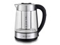 Ein Glas-Wasserkocher mit Tee-Infuser von Emerio.