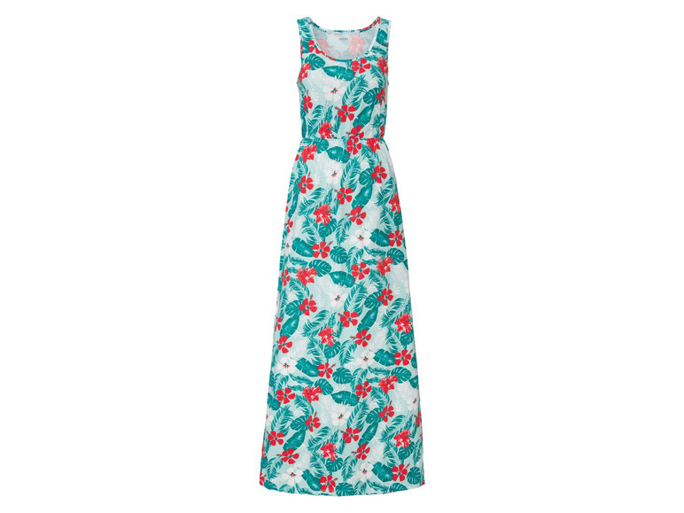 Gehe zu Vollbildansicht: ESMARA® Kleid Damen, mit Seitenschlitzen, Gummizug - Bild 2