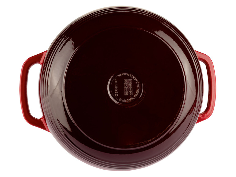 Go to full screen view: ERNESTO® casserole cast iron enamelled, 5.7L - Image 3