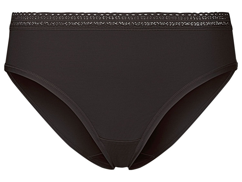 Schwarze Unterhose mit Spitze