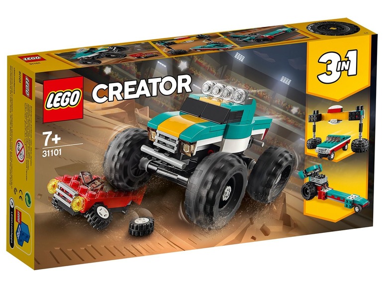 Gehe zu Vollbildansicht: LEGO® Creator 31101 »Monster-Truck« - Bild 1