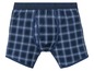 Blaue Boxershorts mit Karomuster von Stateside Union.