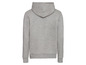 Ein grauer Hoodie mit Kapuze.