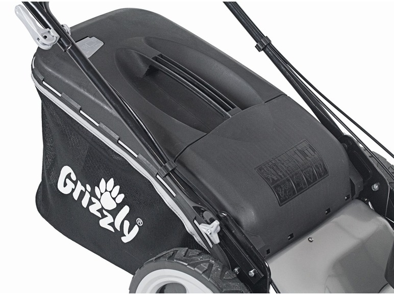 Gehe zu Vollbildansicht: Grizzly Tools Benzin-Rasenmäher BRM 56-196 A-OHV Q-360° mit 2 Lenkrollen vorne - Bild 4
