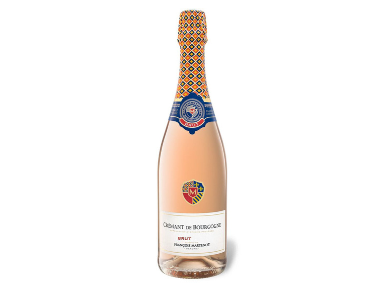 Francois Martenot Crémant de Schaumwein 2019 AOP brut, Rosé Bourgogne