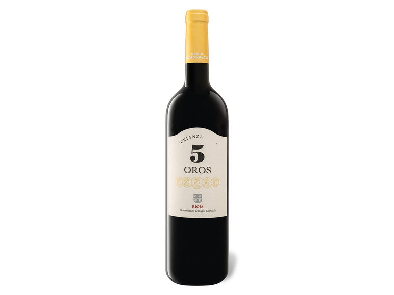 Gehe zu Vollbildansicht: 5 Oros Rioja Crianza DOCa trocken, Rotwein 2018 - Bild 1