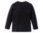 Ein schwarzes Langarmshirt für Jungen.