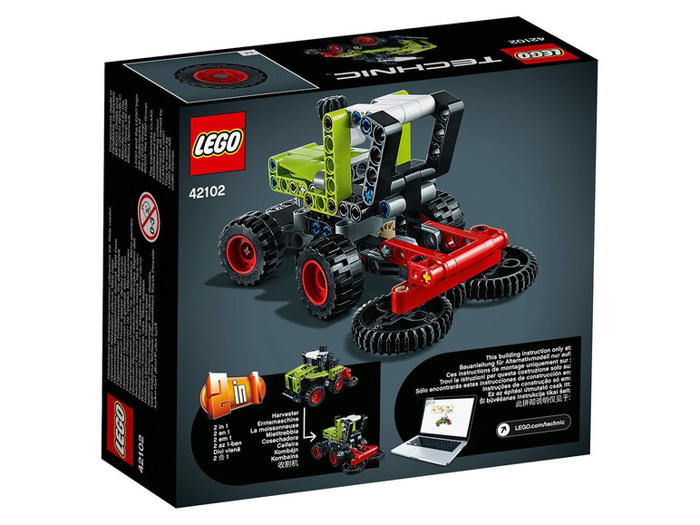 Gehe zu Vollbildansicht: LEGO® Technic Mini Claas Xerion »42102«, 130 Teile, mit Lenkung, ab 7 Jahren - Bild 2