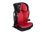 Ein roter Safety 1st Autositz mit schwarzem Rahmen.