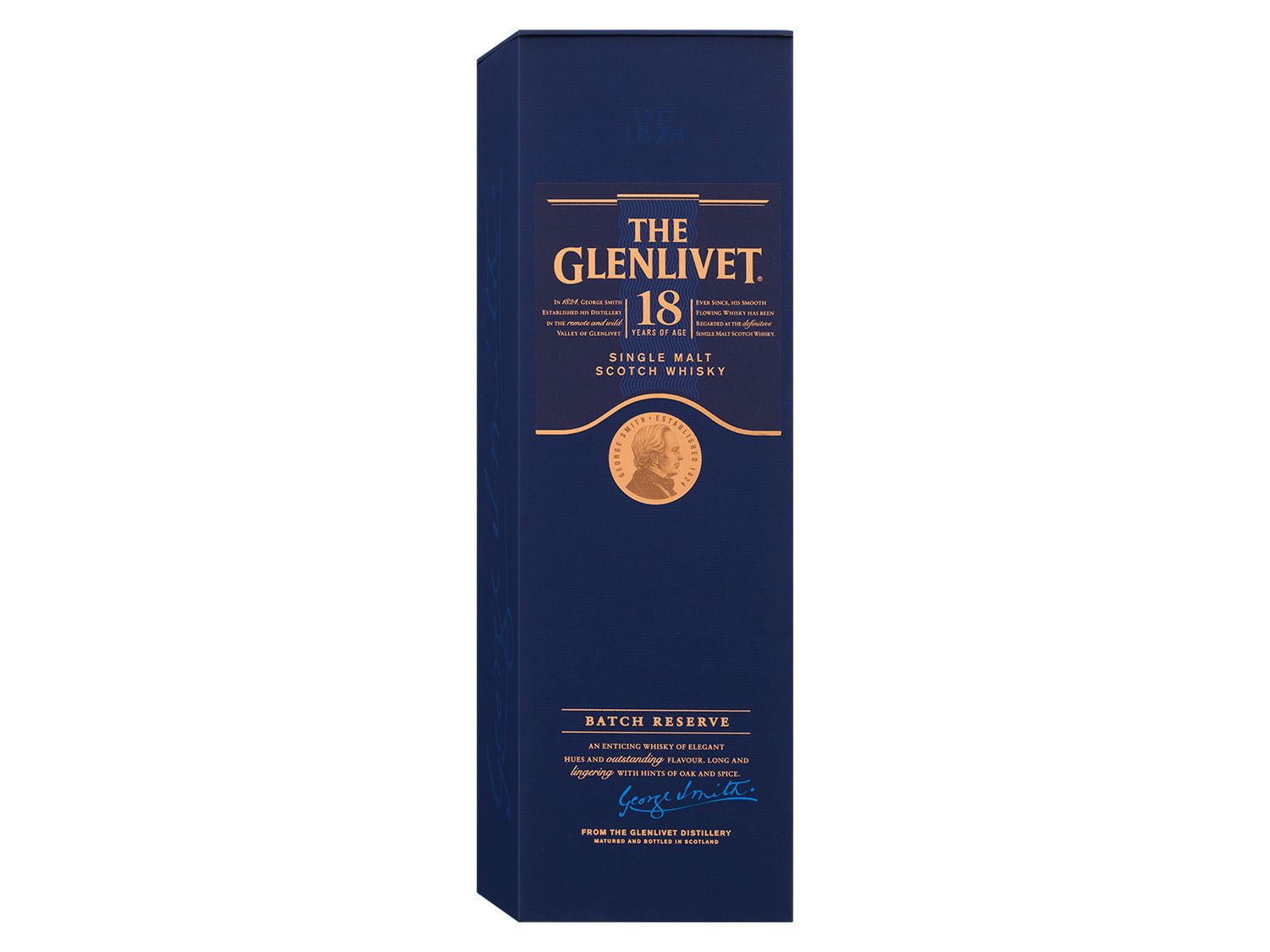 Thumbnail - The Glenlivet Speyside Single Malt Scotch Whisky 18 Jahre mit Geschenkbox 40% Vol