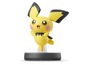 Eine gelbe Pikachu amiibo Figur.