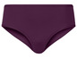 Ein Paar dunkelviolette Damen-Unterhosen.