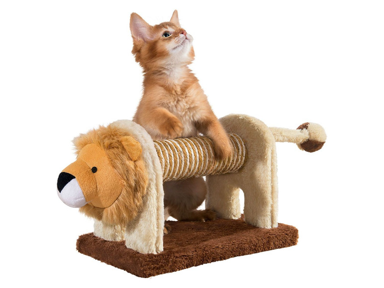 Gehe zu Vollbildansicht: ZOOFARI® Katzenspielzeug, mit Rassel, aus Sisal und Plüsch - Bild 3