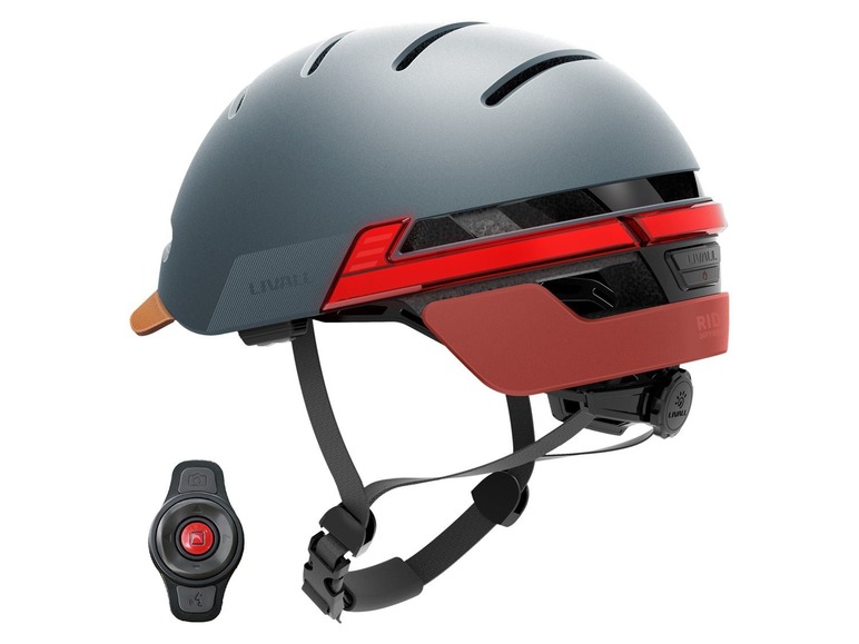 Gehe zu Vollbildansicht: Livall Fahrradhelm »Helmet Bh51T«, LED Lichtsystem, SOS Alarm, Blinkerfunktion - Bild 2
