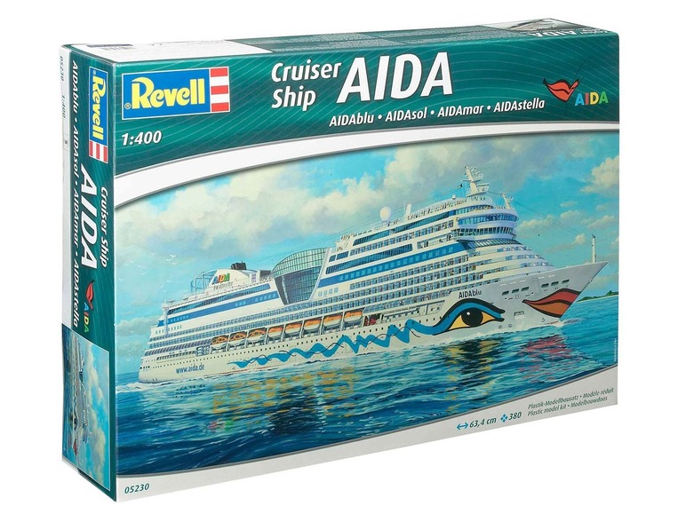 Gehe zu Vollbildansicht: Revell Modellbausatz Cruiser Ship AIDA - Bild 11