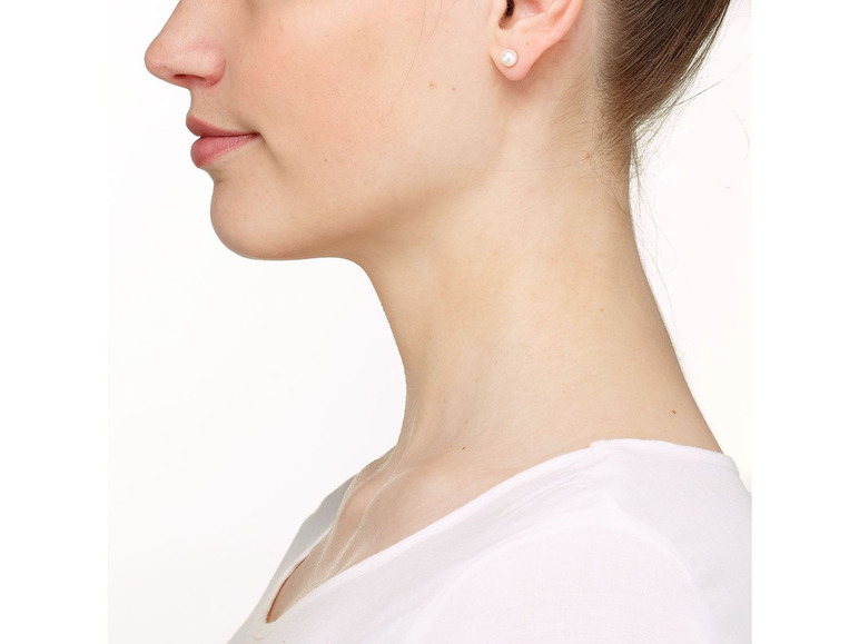 Gehe zu Vollbildansicht: Heideman Perlenohrstecker Ohrringe Damen aus Edelstahl, mit edler Oberfläche - Bild 5