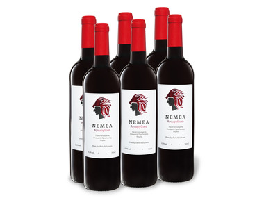 6 x 0,75-l-Flasche Weinpaket Nemea Agiorgitiko POP lieblich, Rotwein