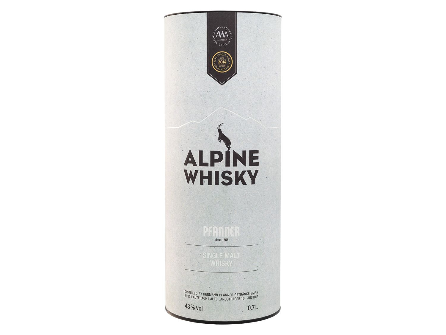 Pfanner Alpine Single Malt Whisky mit Geschenkbox 43% …