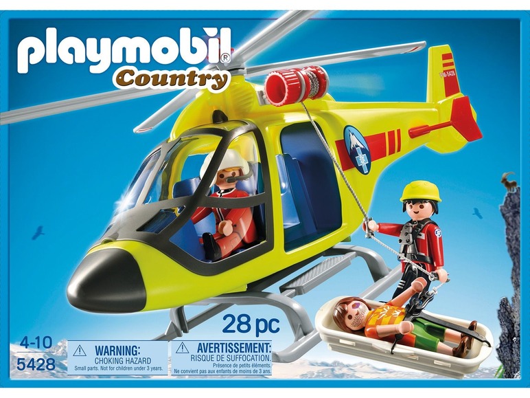Gehe zu Vollbildansicht: Playmobil Helikopter der Bergrettung - Bild 2