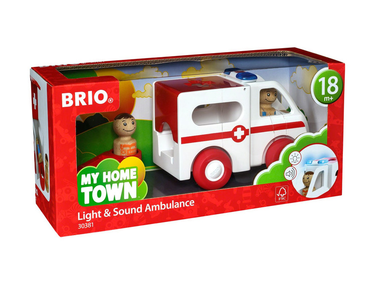 Gehe zu Vollbildansicht: BRIO 30381 »My Home Town Krankenwagen mit Licht und Sound«, 4-teilig, ab 1,5 Jahren - Bild 6